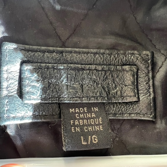 Aldo leather jacket with faux fur - Picture 5 of 5